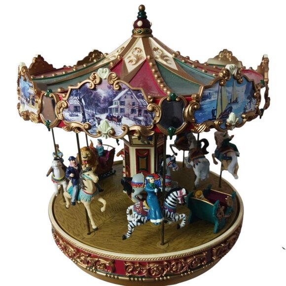 Mr. Christmas Carousel Holiday Carousel With Lights & Music multicolor - Picture 7 of 11